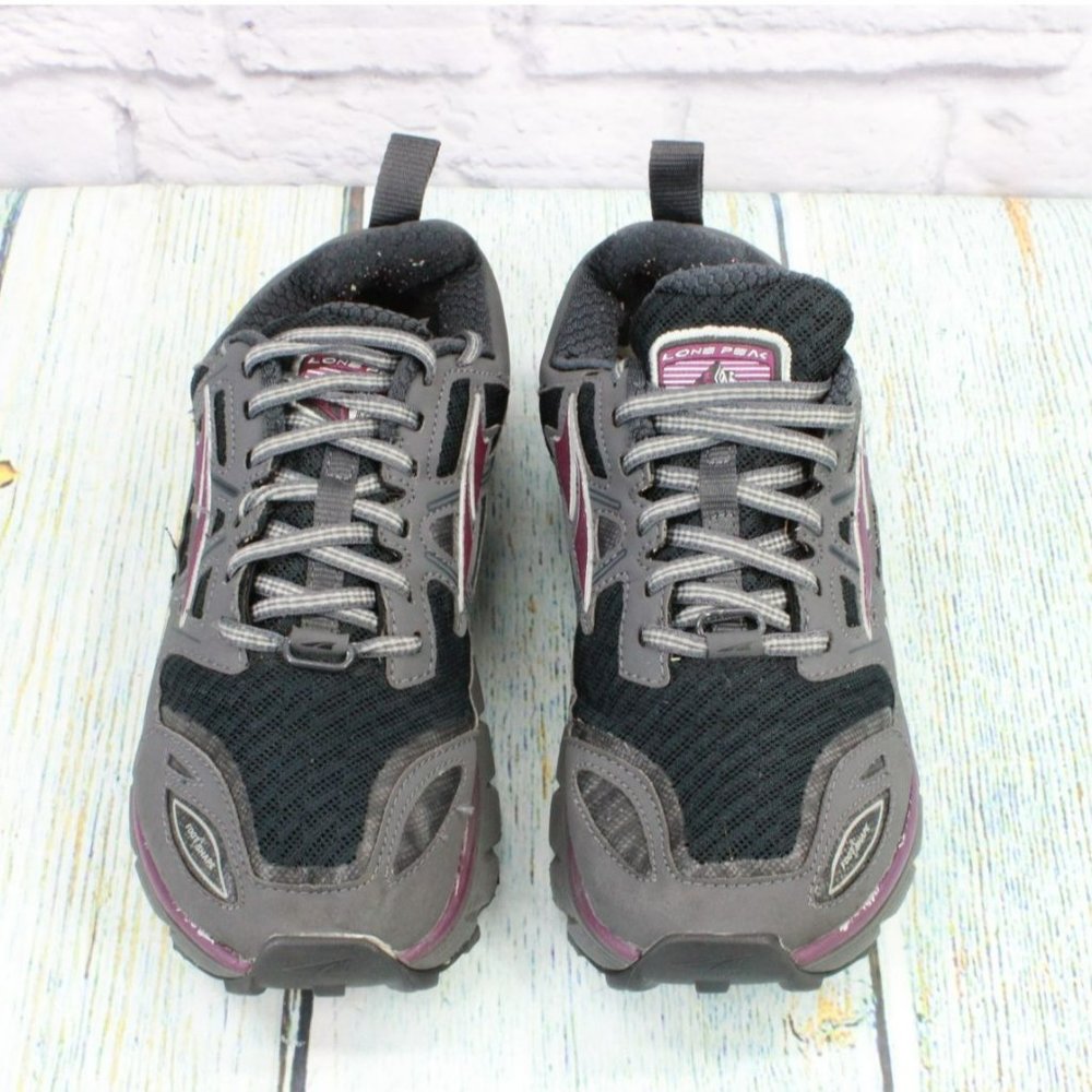 Altra Lone Peak 3.0 Gray Mesh Lace Up Low Top Trail Sneakers Shoes Size 7.5 - Picture 5 of 9